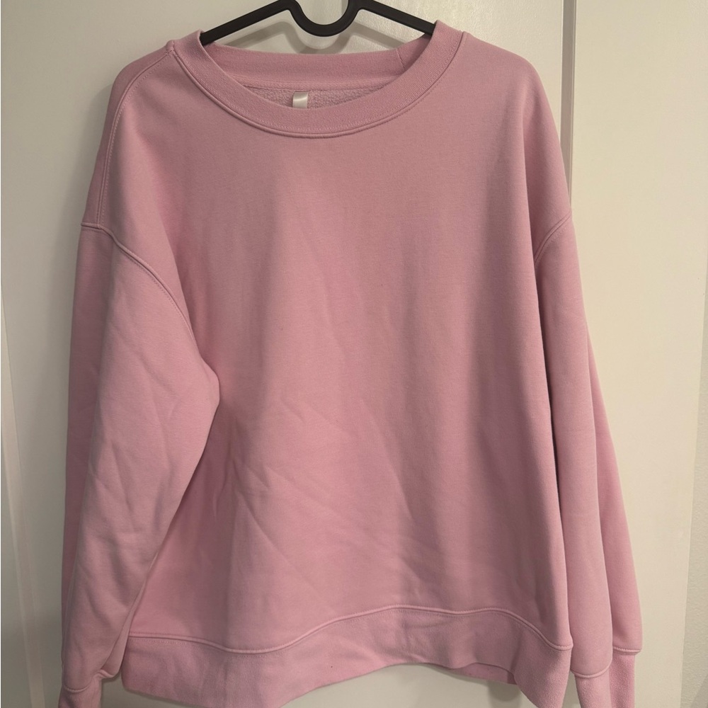 Fabletics Pink Crew Neck Sweater